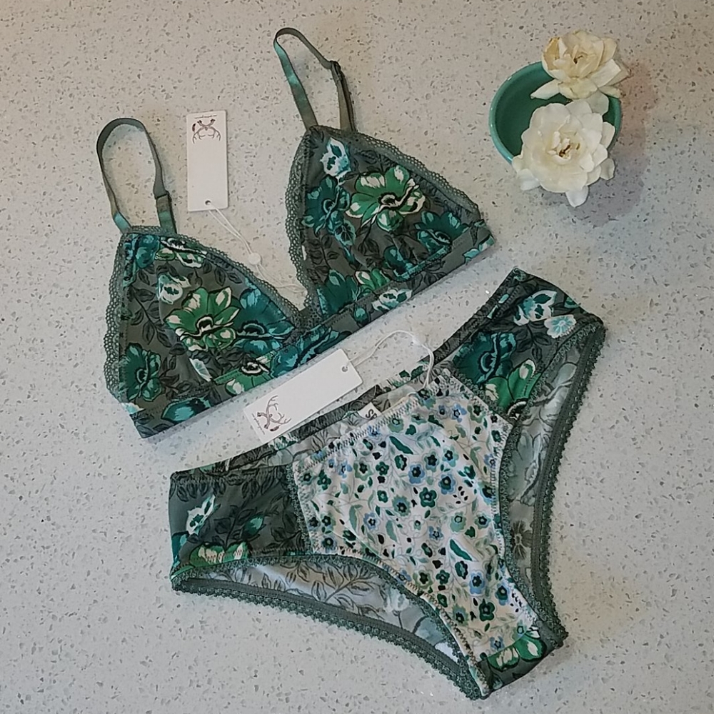 Spell designs sample winona ivy bralette set S bra